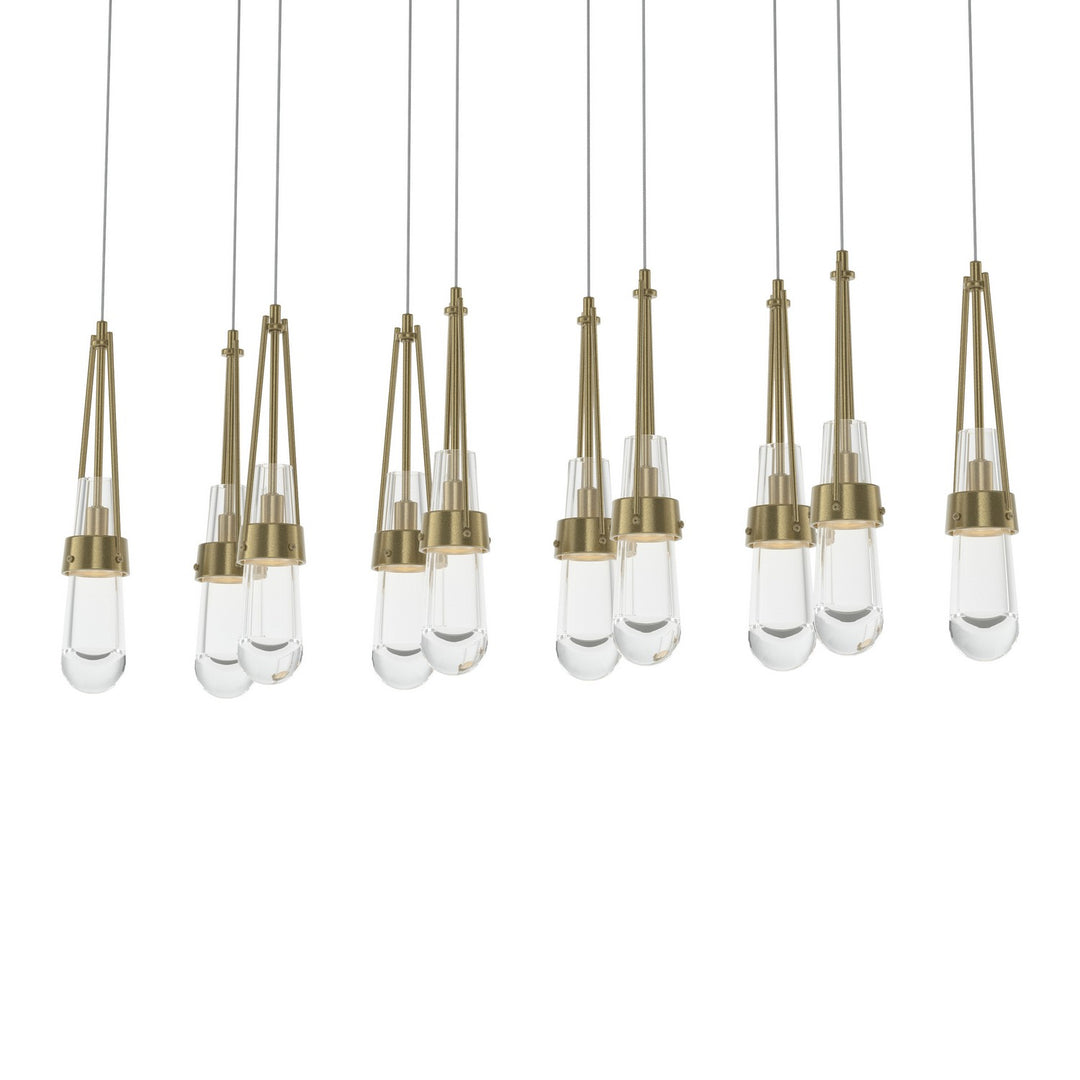 Hubbardton Forge Canada - 131207-SKT-LONG-86-ZM0434 - LED Pendant - Link - Modern Brass