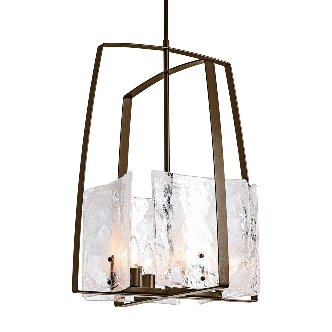 Hubbardton Forge Canada - 131310-SKT-MULT-05-YR0699 - Four Light Pendant - Arc - Bronze