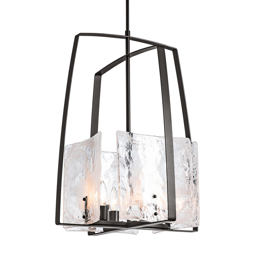 Hubbardton Forge Canada - 131310-SKT-MULT-07-YR0699 - Four Light Pendant - Arc - Dark Smoke