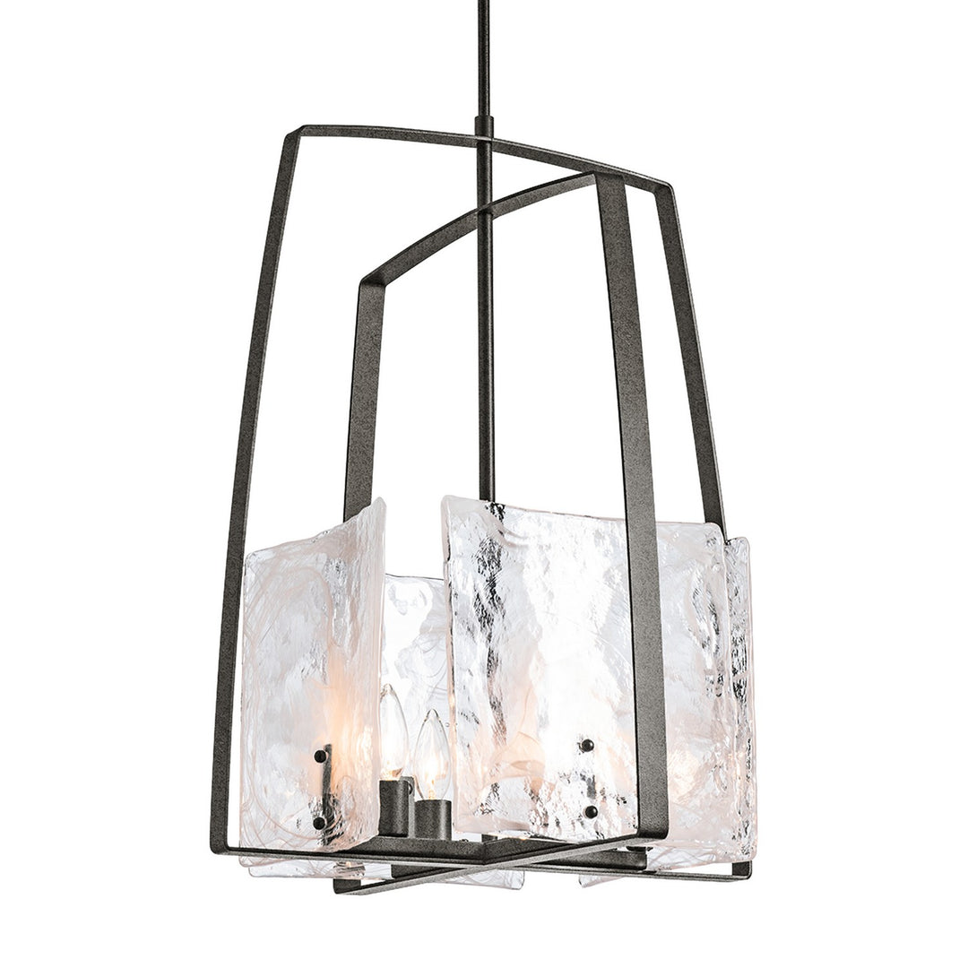 Hubbardton Forge Canada - 131310-SKT-MULT-20-YR0699 - Four Light Pendant - Arc - Natural Iron