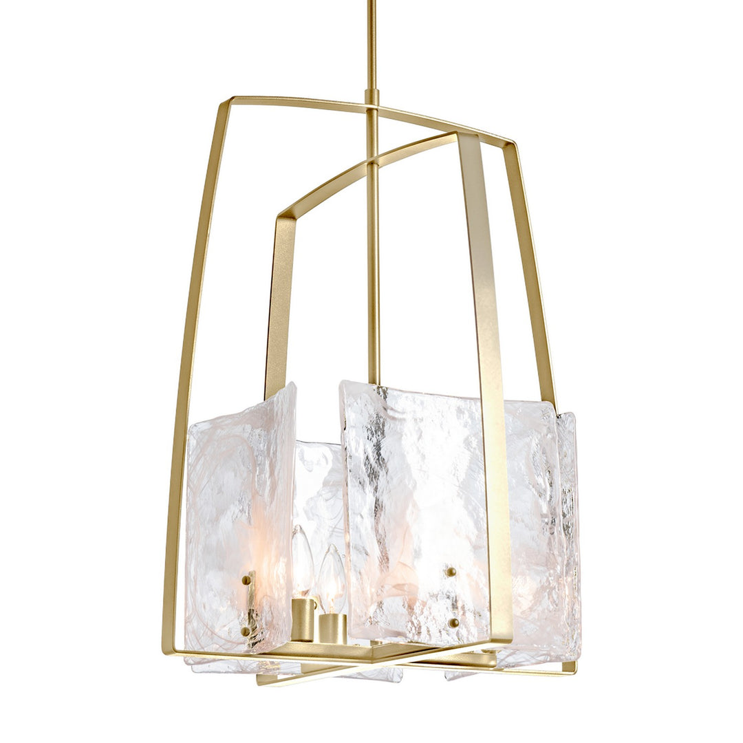 Hubbardton Forge Canada - 131310-SKT-MULT-86-YR0699 - Four Light Pendant - Arc - Modern Brass