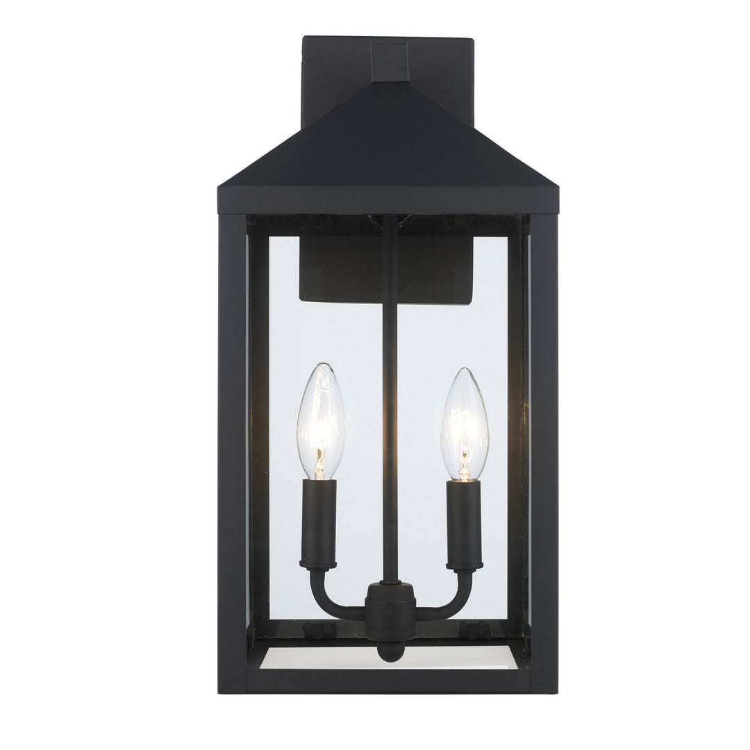 Tempest Two Light Outdoor Wall Mount in Black - available from The Lighting Shoppe, trusted by Canadian homeowners