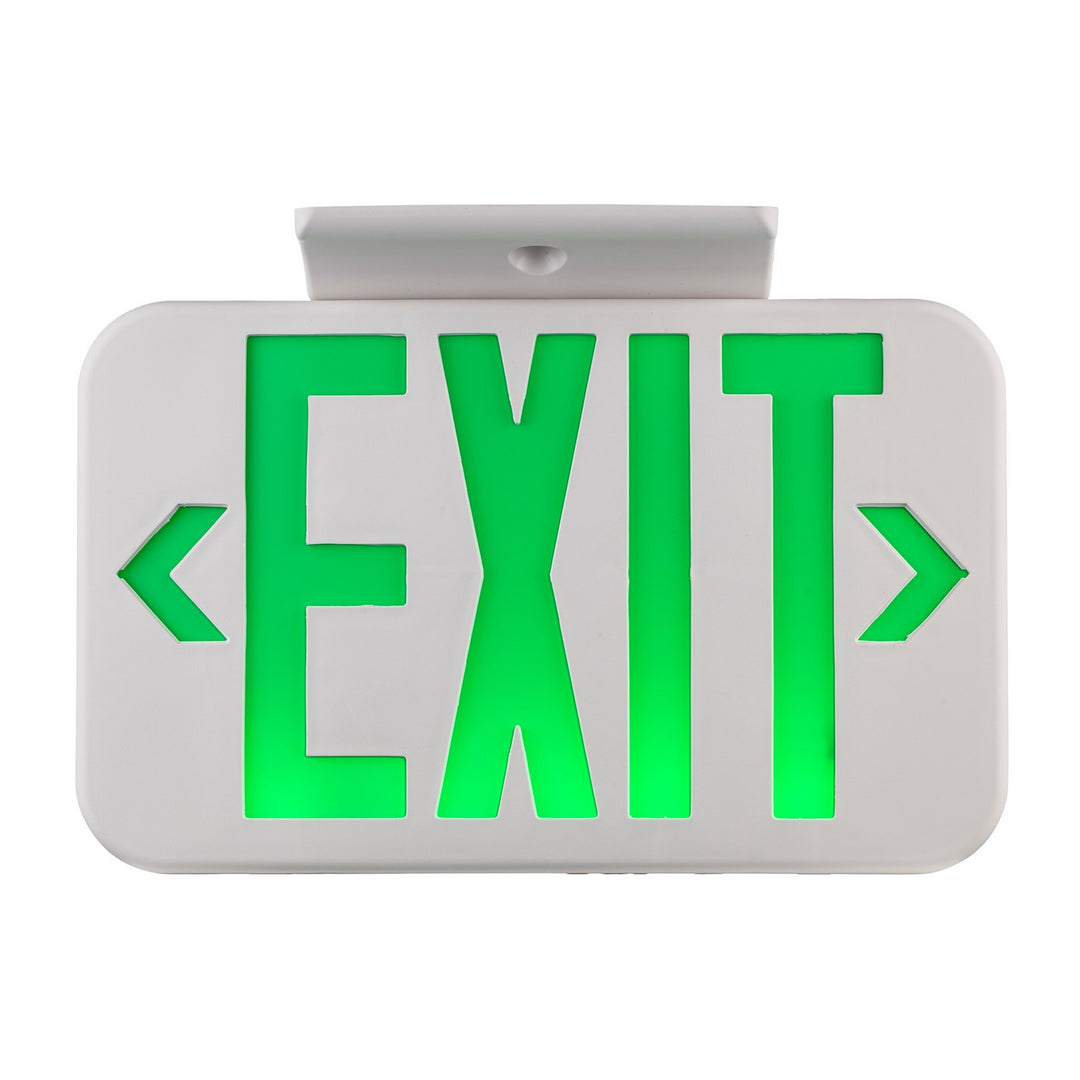 Exit LED Emergency Lighting in Green - available from The Lighting Shoppe, trusted by Canadian homeowners