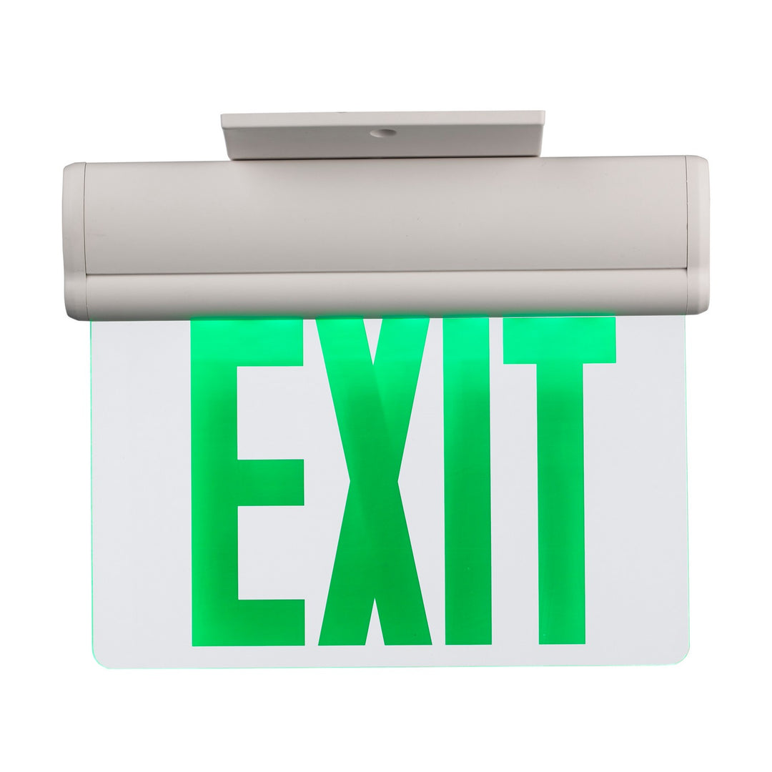 Exit LED Emergency Lighting in Clear Green - available from The Lighting Shoppe, trusted by Canadian homeowners
