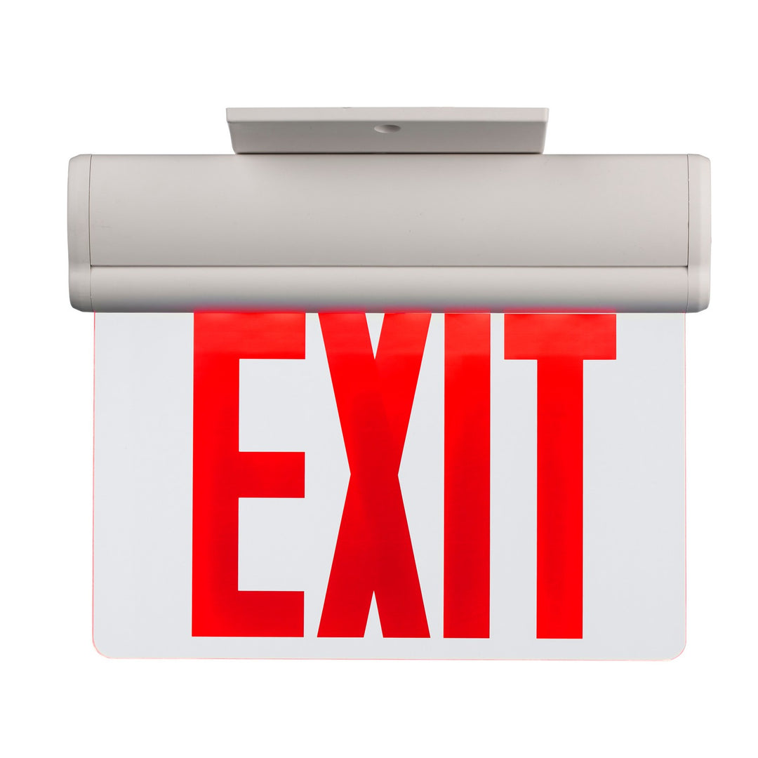 Emergency LED Emergency Lighting in Clear Red - available from The Lighting Shoppe, trusted by Canadian homeowners