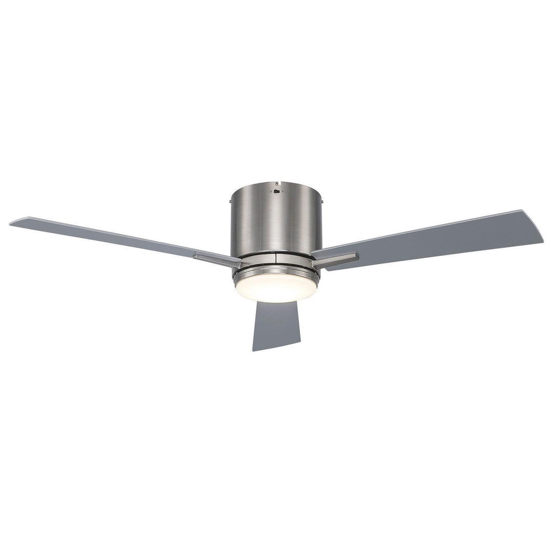 Finnley 52"Ceiling Fan in Brushed Nickel - available from The Lighting Shoppe, trusted by Canadian homeowners