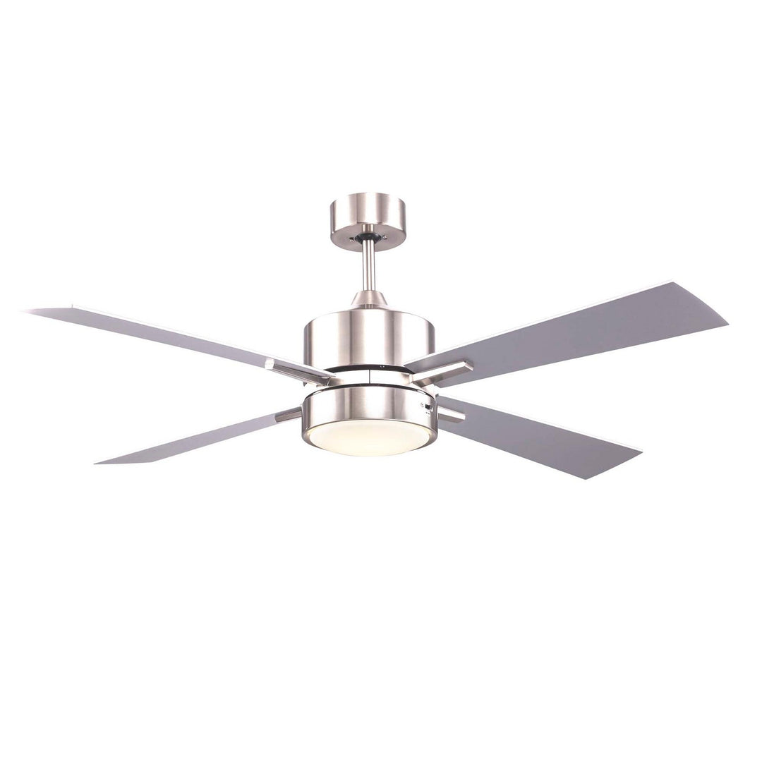Arden 52"Ceiling Fan in Brushed Nickel - available from The Lighting Shoppe, trusted by Canadian homeowners
