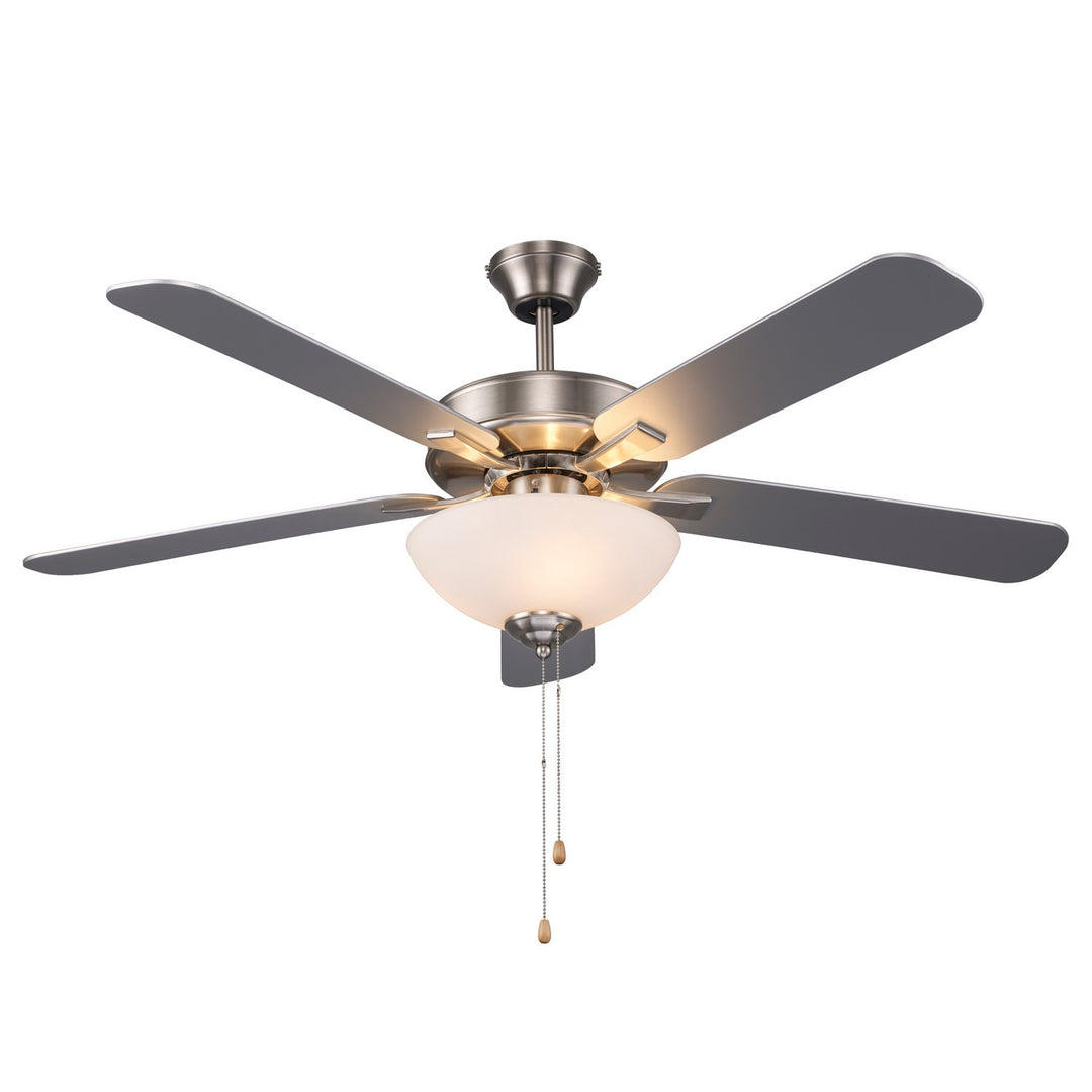 Arden 52"Ceiling Fan in Brushed Nickel - available from The Lighting Shoppe, trusted by Canadian homeowners
