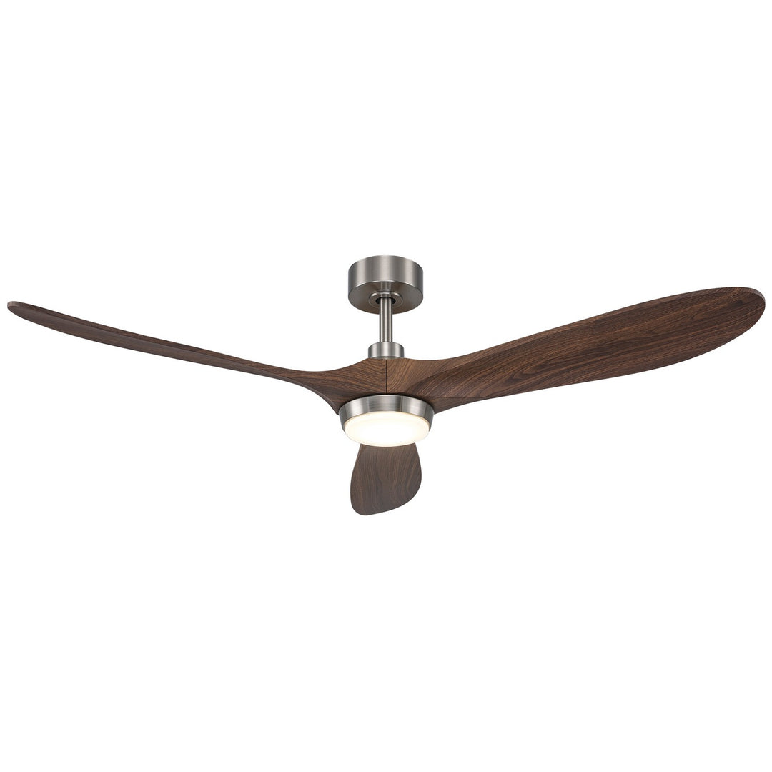 Arden 60"Ceiling Fan in Brushed Nickel - available from The Lighting Shoppe, trusted by Canadian homeowners