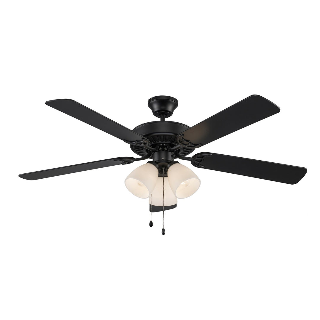 Solana 52"Ceiling Fan in Black - available from The Lighting Shoppe, trusted by Canadian homeowners