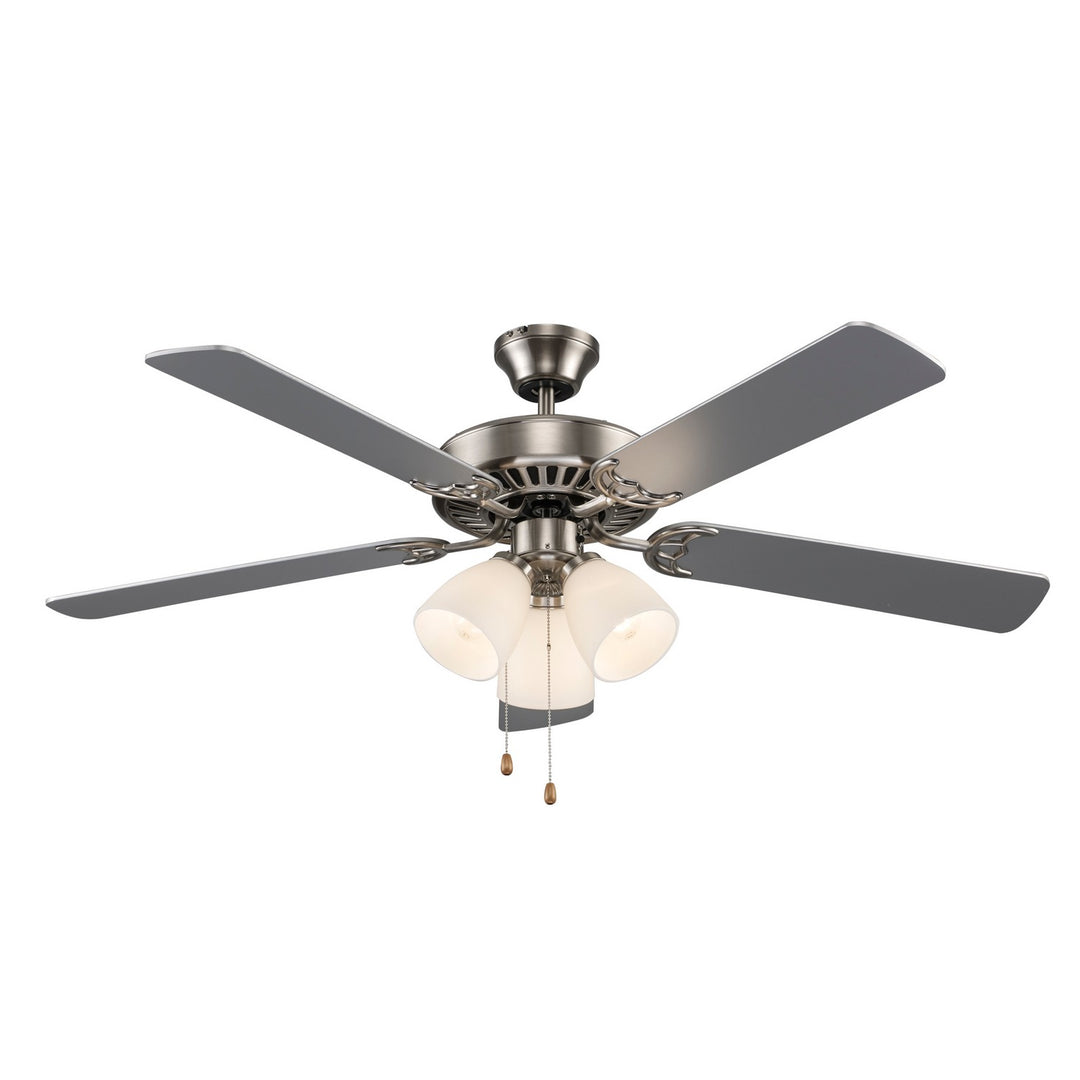Solana 52"Ceiling Fan in Brushed Nickel - available from The Lighting Shoppe, trusted by Canadian homeowners