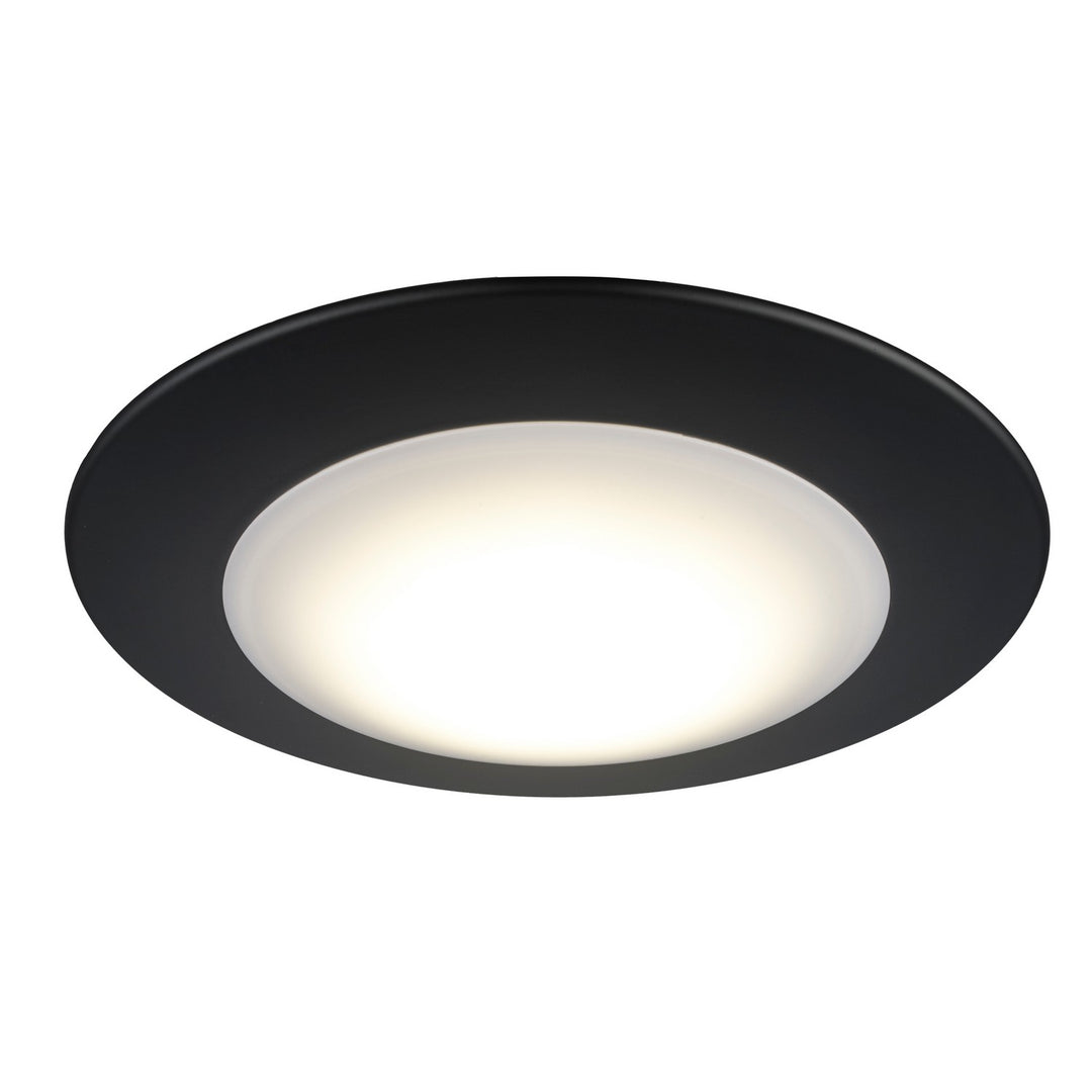 Lunaire LED Disk in Black - available from The Lighting Shoppe, trusted by Canadian homeowners
