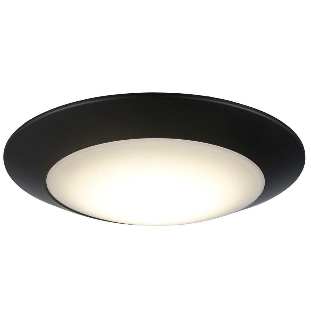 Lunaire LED Disk in Black - available from The Lighting Shoppe, trusted by Canadian homeowners