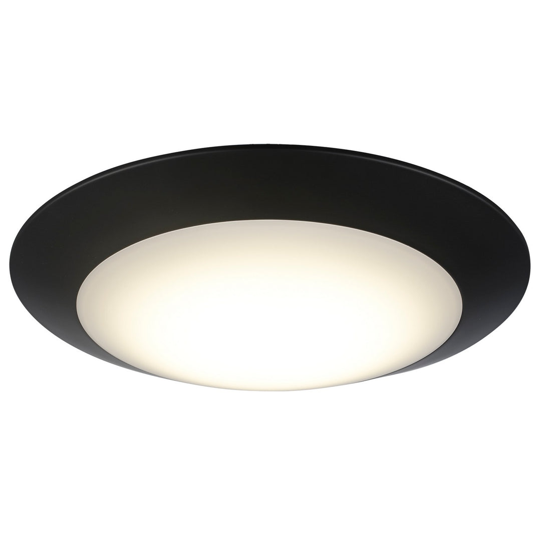 Lunaire LED Disk in Black - available from The Lighting Shoppe, trusted by Canadian homeowners