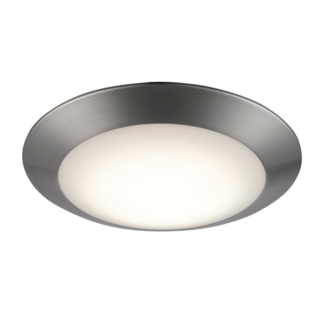 Lunaire LED Disk in Brushed Nickel - available from The Lighting Shoppe, trusted by Canadian homeowners