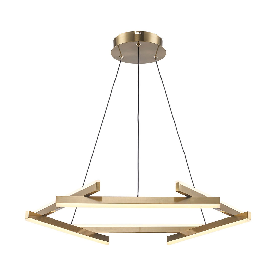 Celestia LED Chandelier in Antique Gold - available from The Lighting Shoppe, trusted by Canadian homeowners