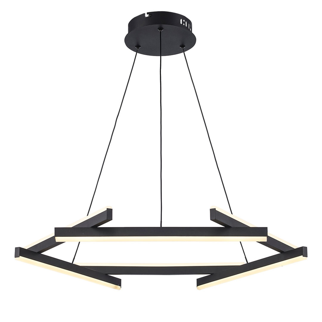 Celestia LED Chandelier in Black - available from The Lighting Shoppe, trusted by Canadian homeowners