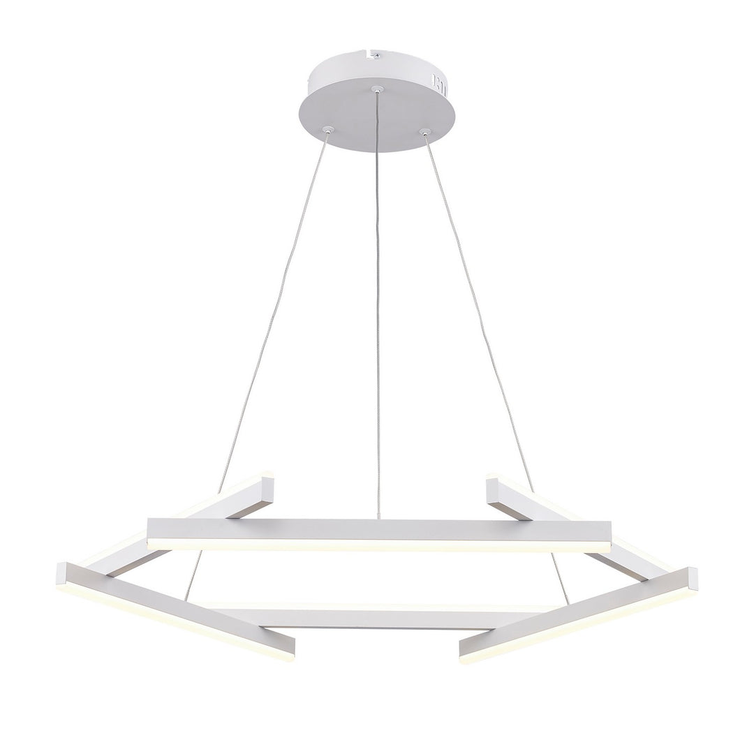 Celestia LED Chandelier in White - available from The Lighting Shoppe, trusted by Canadian homeowners