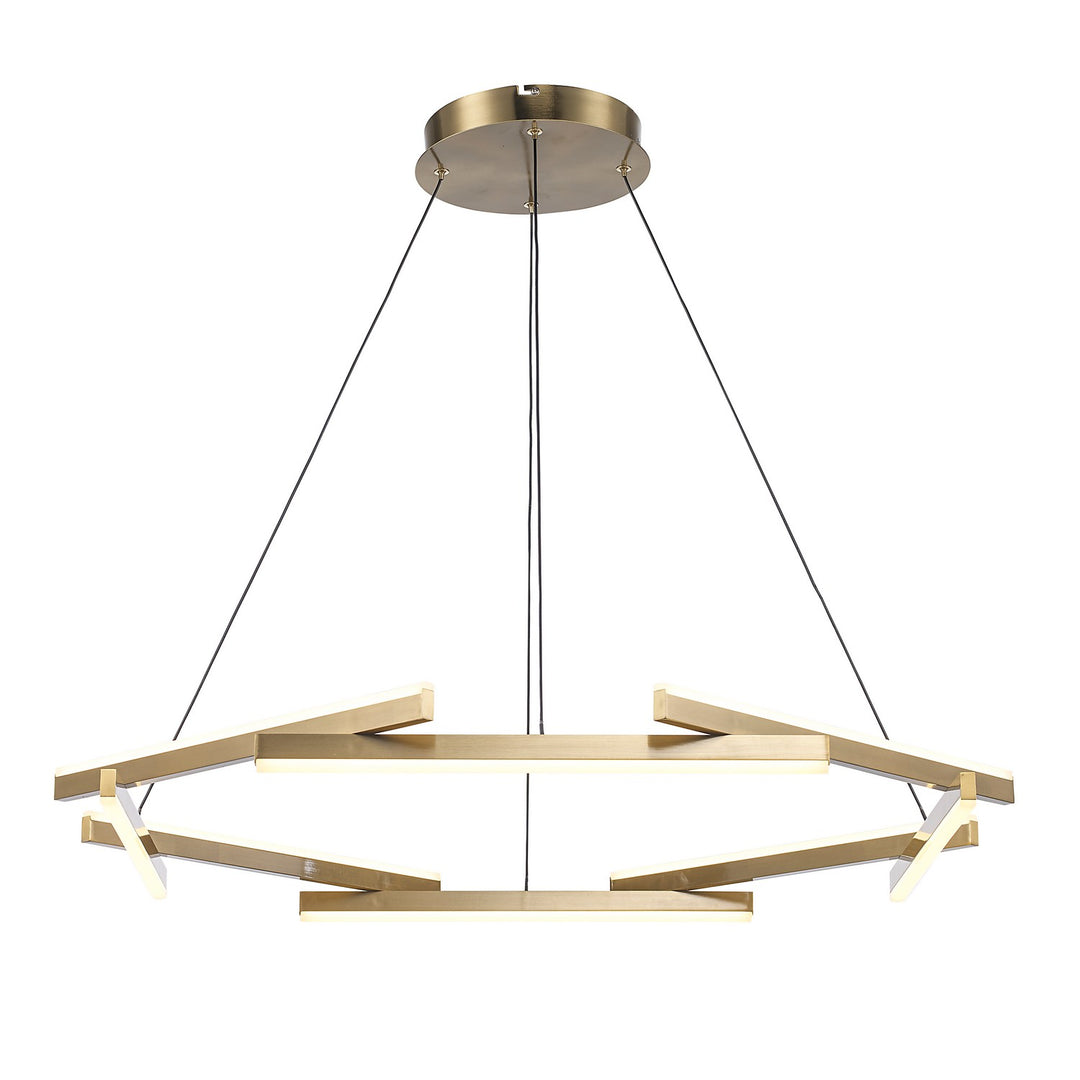 Celestia LED Chandelier in Antique Gold - available from The Lighting Shoppe, trusted by Canadian homeowners