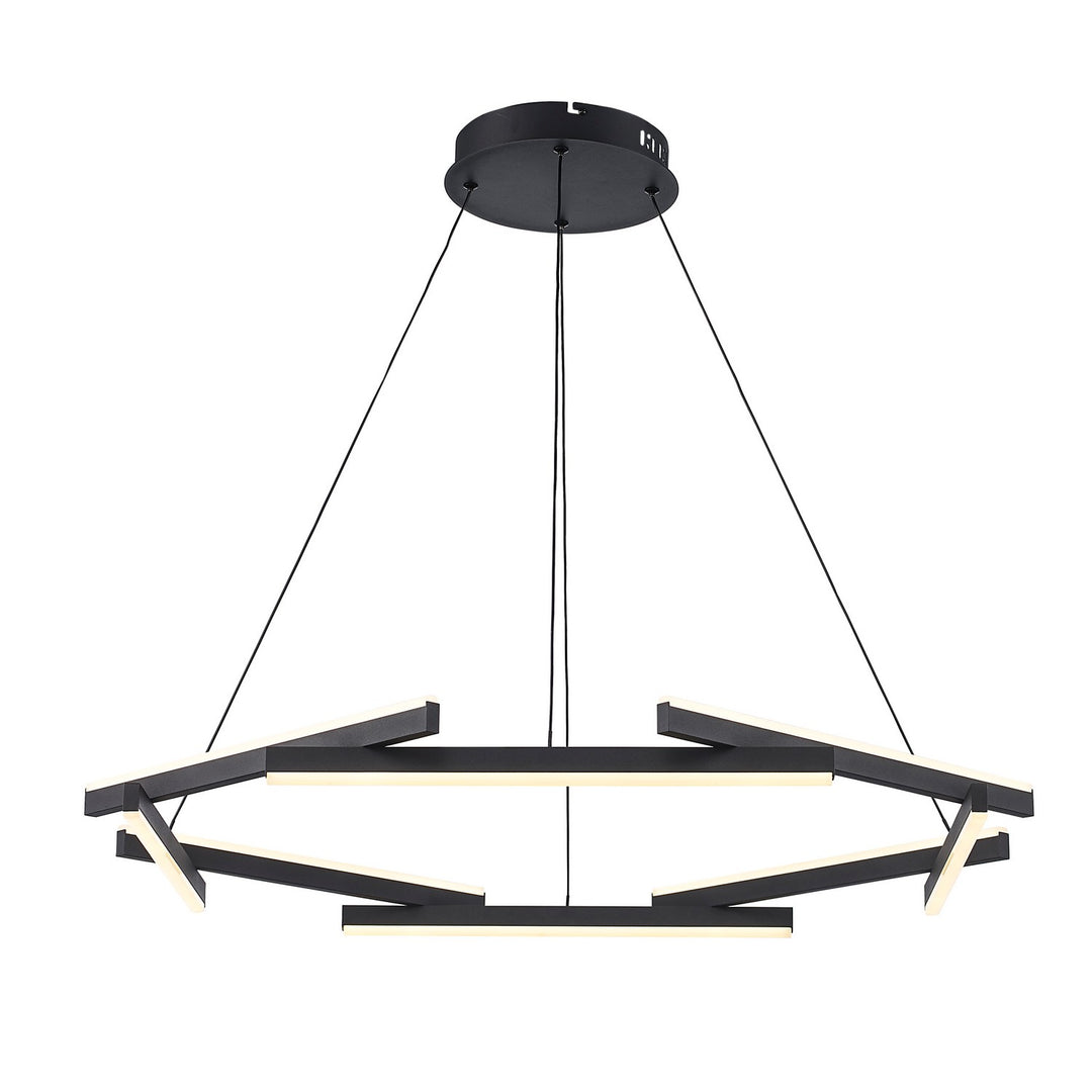 Celestia LED Chandelier in Black - available from The Lighting Shoppe, trusted by Canadian homeowners