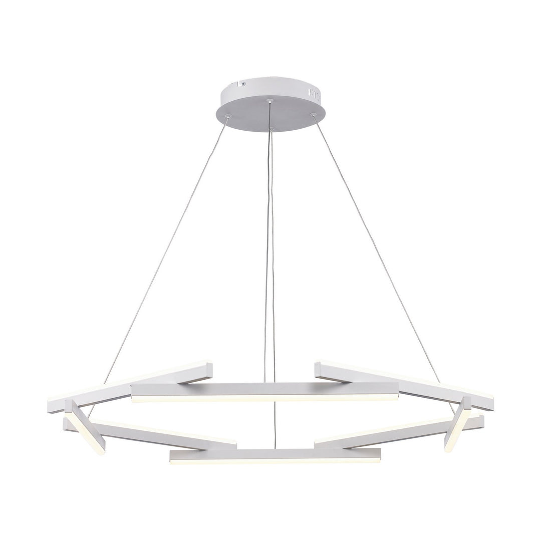 Celestia LED Chandelier in White - available from The Lighting Shoppe, trusted by Canadian homeowners