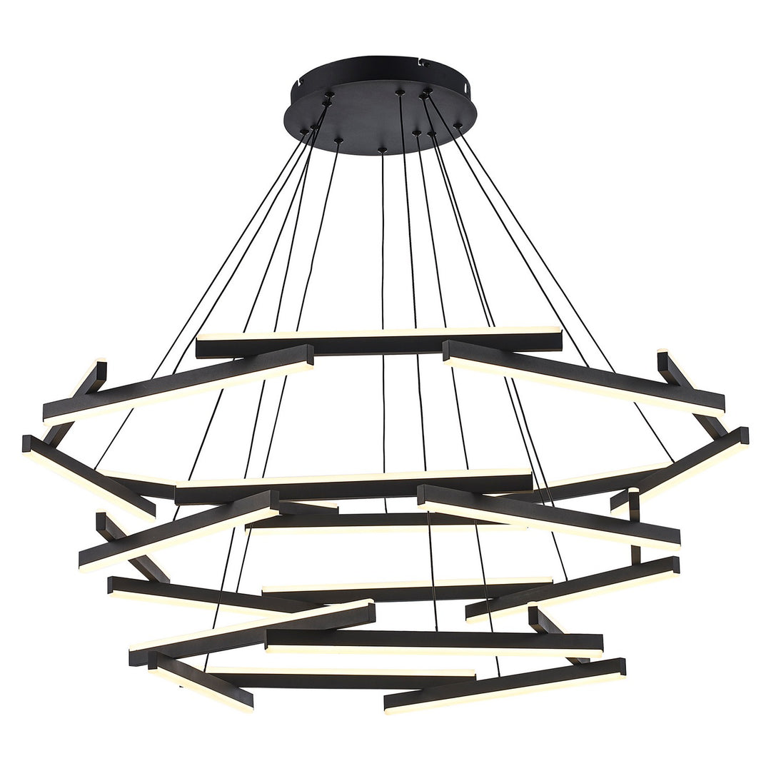Celestia LED Chandelier in Black - available from The Lighting Shoppe, trusted by Canadian homeowners