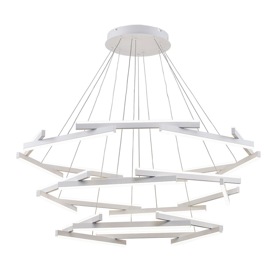 Celestia LED Chandelier in White - available from The Lighting Shoppe, trusted by Canadian homeowners