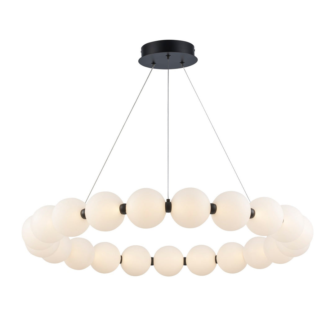 Orb II LED Chandelier in Black - available from The Lighting Shoppe, trusted by Canadian homeowners