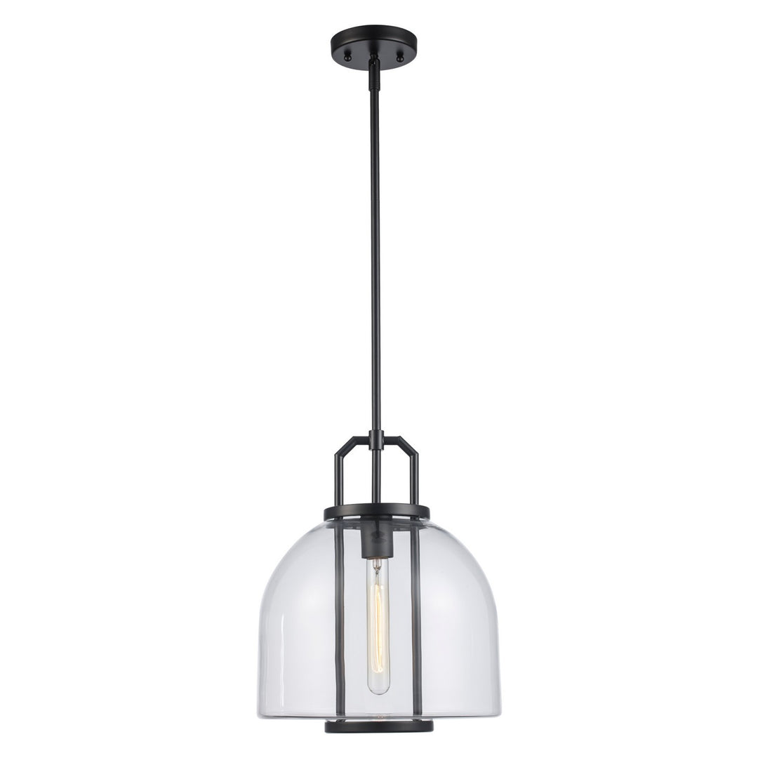 River One Light Pendant in Black - available from The Lighting Shoppe, trusted by Canadian homeowners