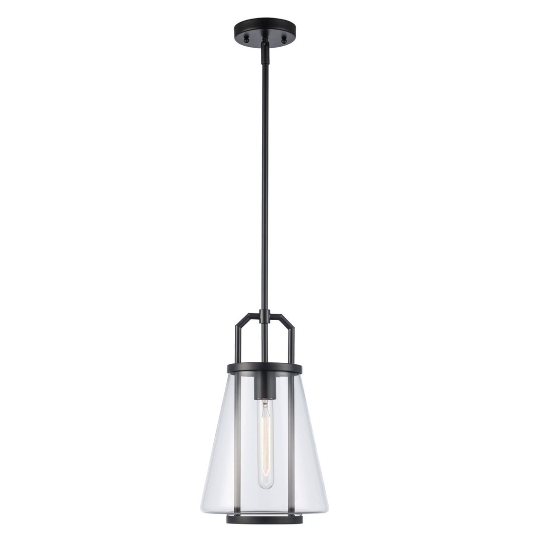 River One Light Pendant in Black - available from The Lighting Shoppe, trusted by Canadian homeowners