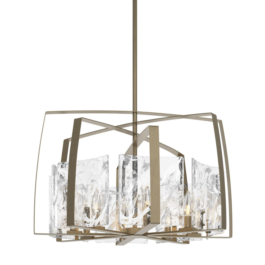 Hubbardton Forge Canada - 131312-SKT-MULT-84-YR0699 - Eight Light Pendant - Arc - Soft Gold