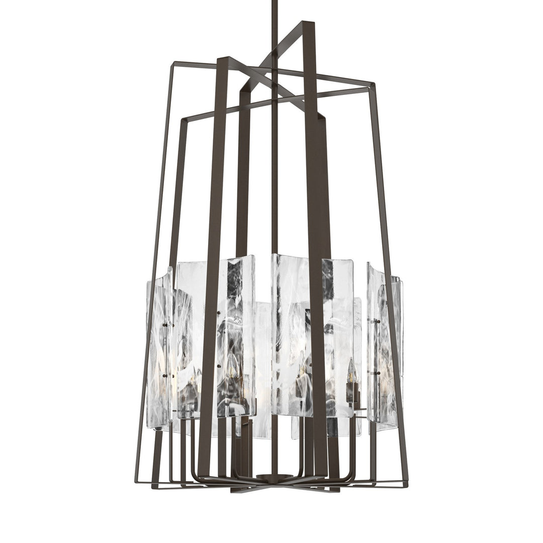 Hubbardton Forge Canada - 131313-SKT-MULT-05-YR0729 - Eight Light Pendant - Arc - Bronze