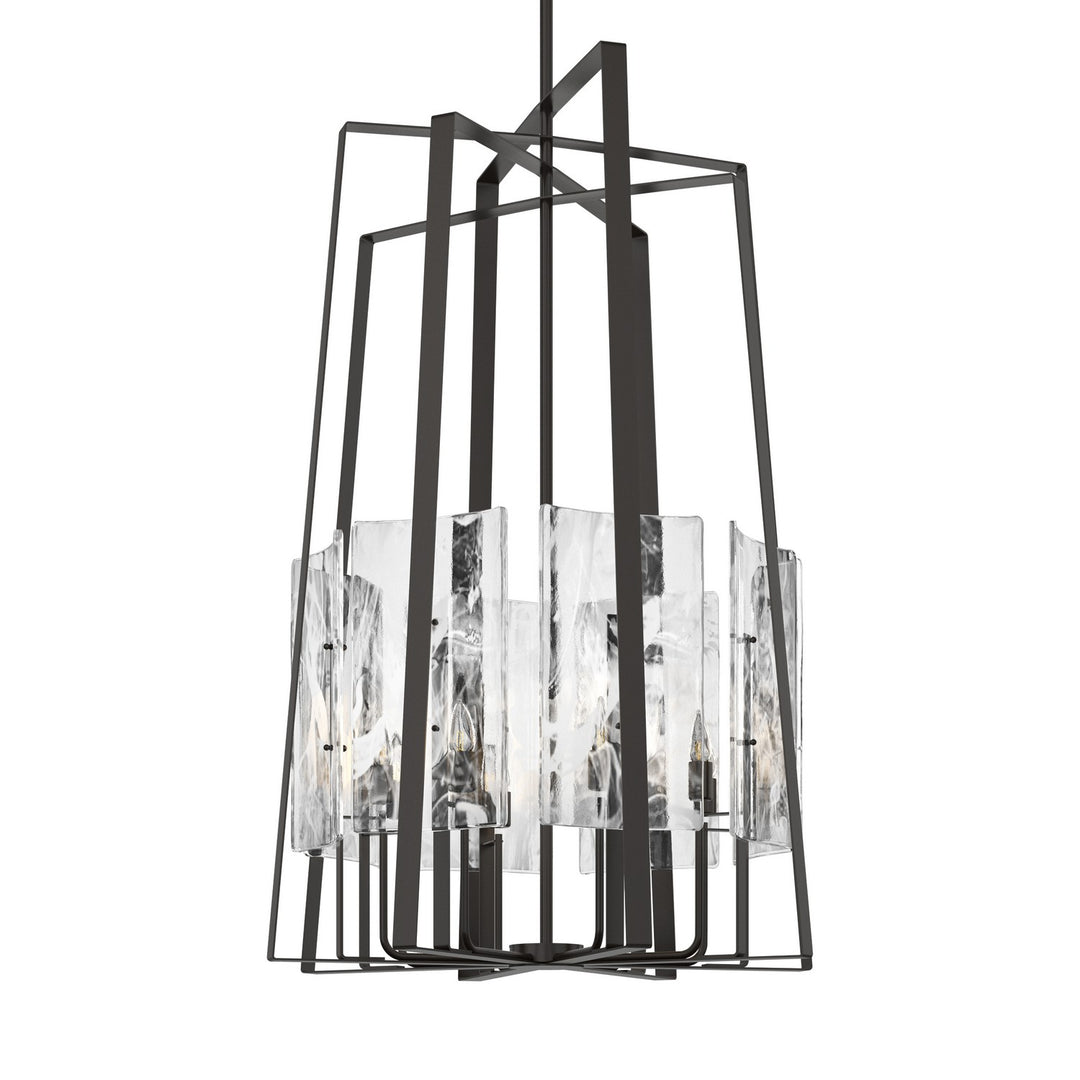 Hubbardton Forge Canada - 131313-SKT-MULT-14-YR0729 - Eight Light Pendant - Arc - Oil Rubbed Bronze