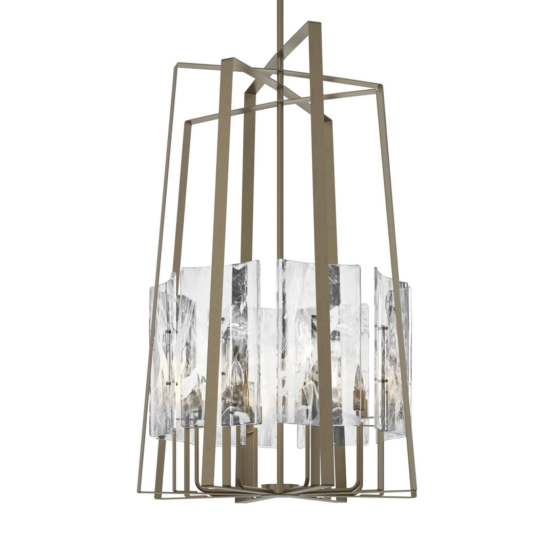 Hubbardton Forge Canada - 131313-SKT-MULT-84-YR0729 - Eight Light Pendant - Arc - Soft Gold