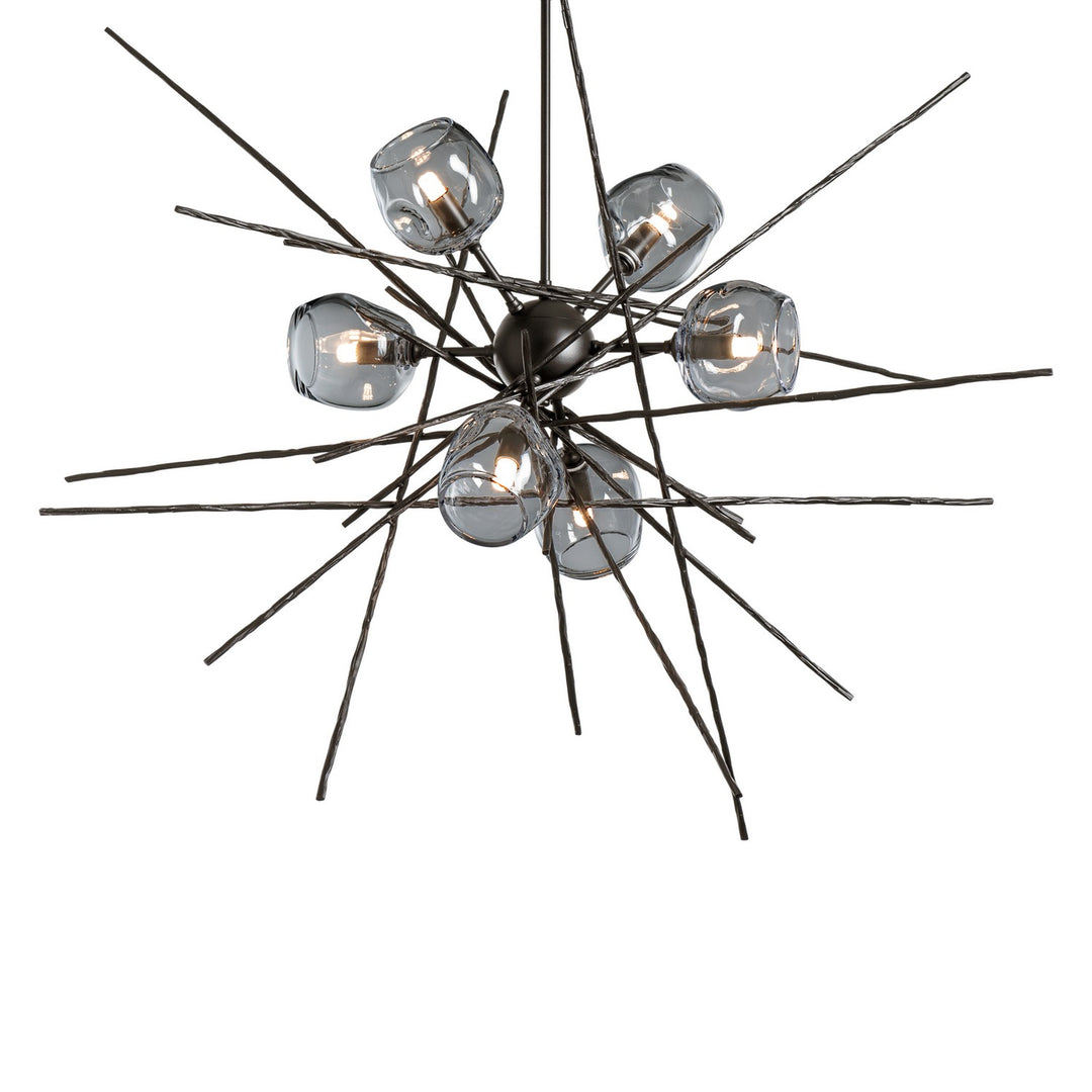 Hubbardton Forge Canada - 131590-SKT-MULT-14-YL0709 - Six Light Pendant - Griffin - Oil Rubbed Bronze