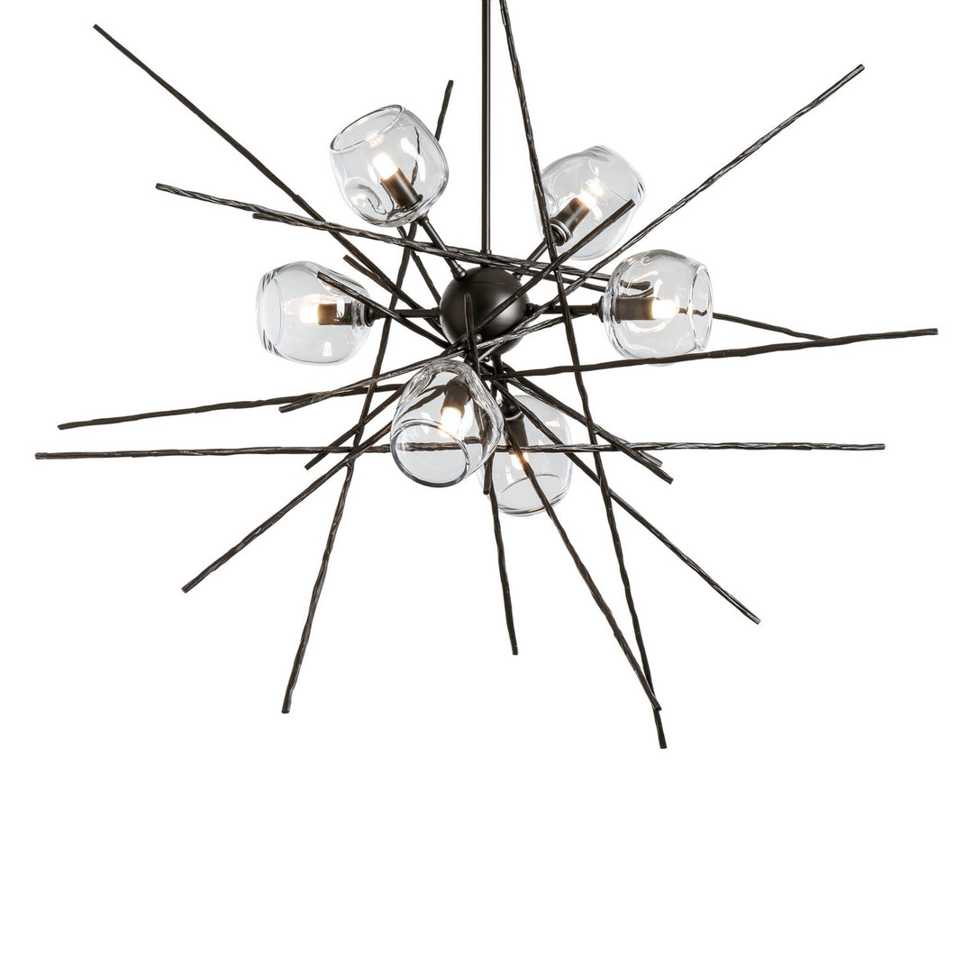 Hubbardton Forge Canada - 131590-SKT-MULT-14-ZM0709 - Six Light Pendant - Griffin - Oil Rubbed Bronze