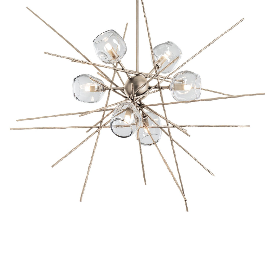 Hubbardton Forge Canada - 131590-SKT-MULT-84-ZM0709 - Six Light Pendant - Griffin - Soft Gold