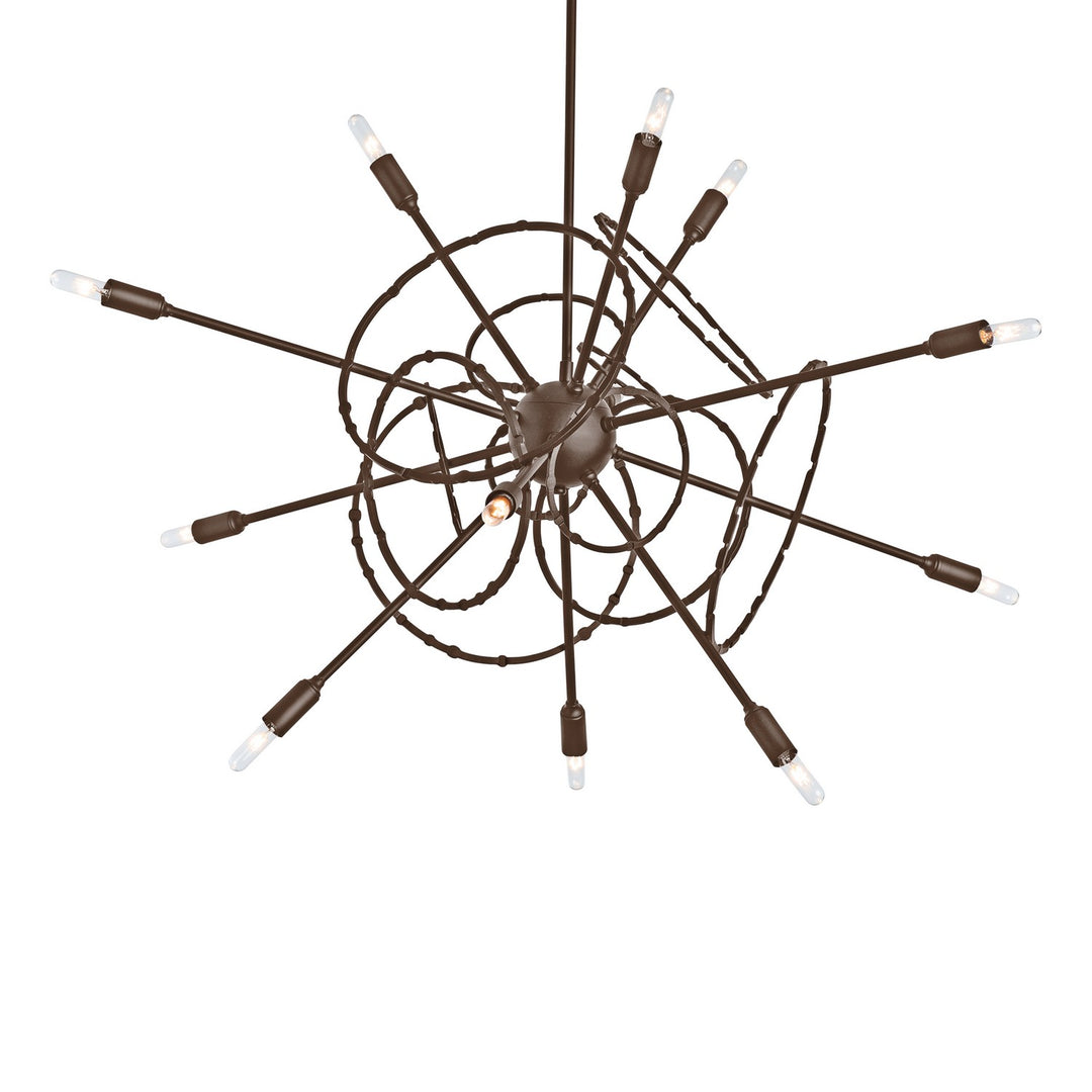 Hubbardton Forge Canada - 131604-SKT-MULT-05 - 12 Light Pendant - Olympus - Bronze