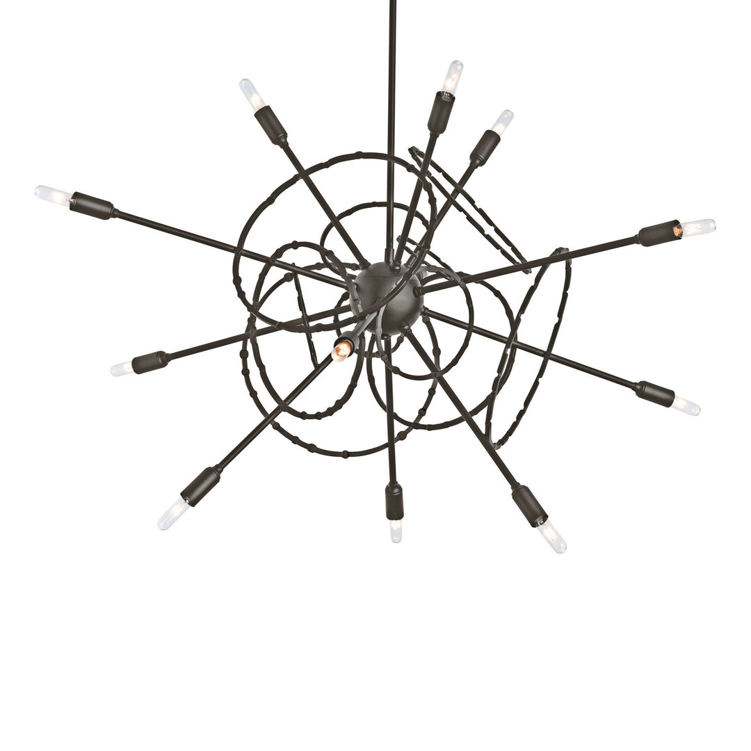 Hubbardton Forge Canada - 131604-SKT-MULT-14 - 12 Light Pendant - Olympus - Oil Rubbed Bronze