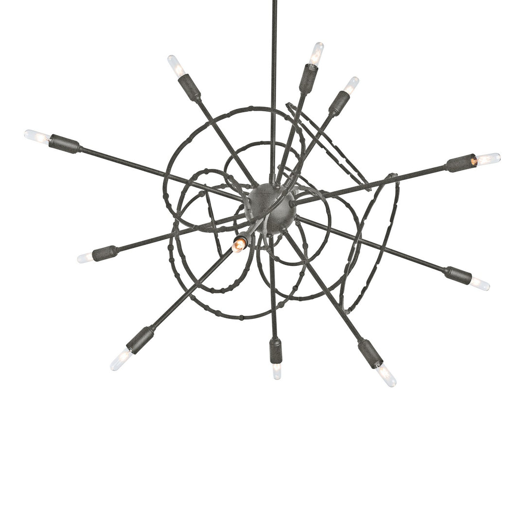 Hubbardton Forge Canada - 131604-SKT-MULT-20 - 12 Light Pendant - Olympus - Natural Iron