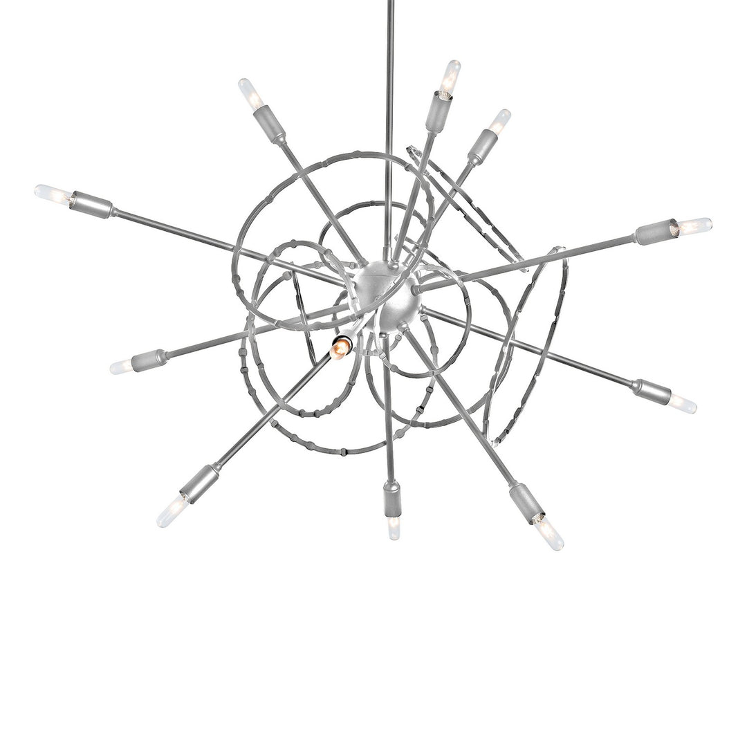 Hubbardton Forge Canada - 131604-SKT-MULT-85 - 12 Light Pendant - Olympus - Sterling