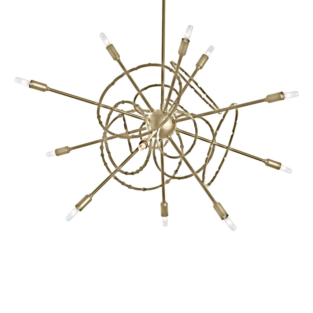 Hubbardton Forge Canada - 131604-SKT-MULT-86 - 12 Light Pendant - Olympus - Modern Brass