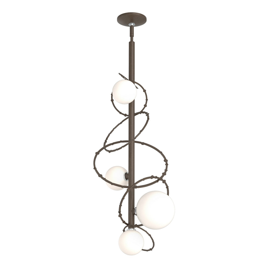 Hubbardton Forge Canada - 131606-SKT-MULT-05-GG0712 - Four Light Pendant - Olympus - Bronze