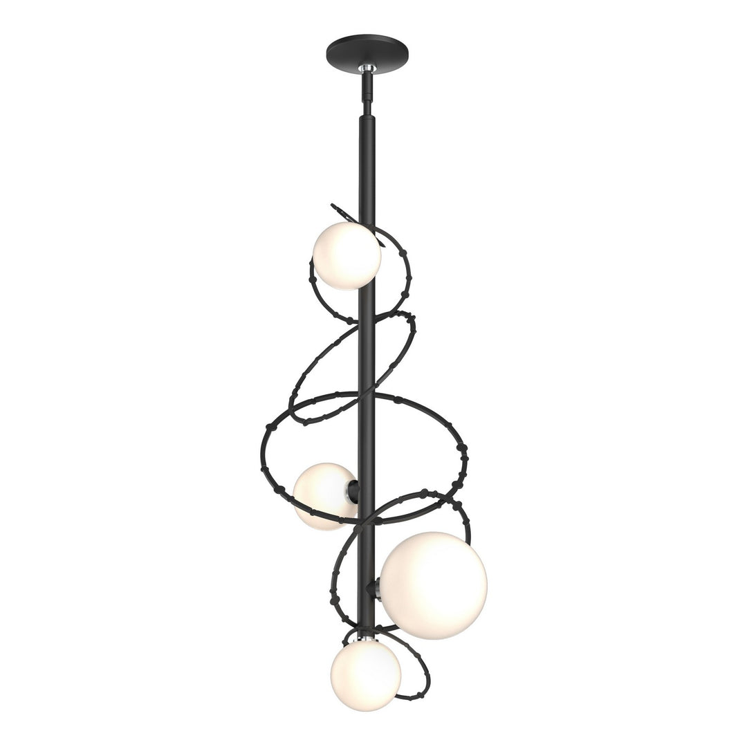Hubbardton Forge Canada - 131606-SKT-MULT-10-GG0712 - Four Light Pendant - Olympus - Black