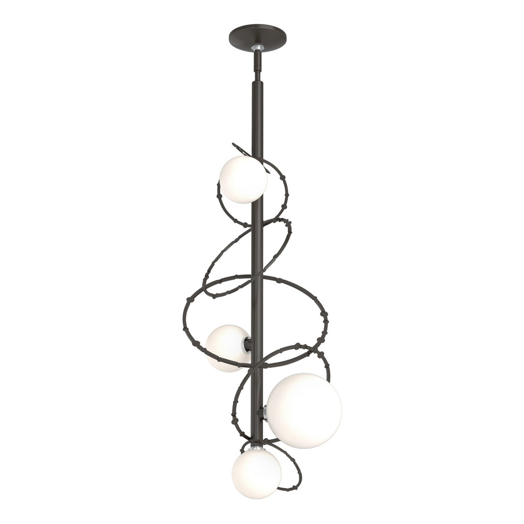 Hubbardton Forge Canada - 131606-SKT-MULT-14-GG0712 - Four Light Pendant - Olympus - Oil Rubbed Bronze
