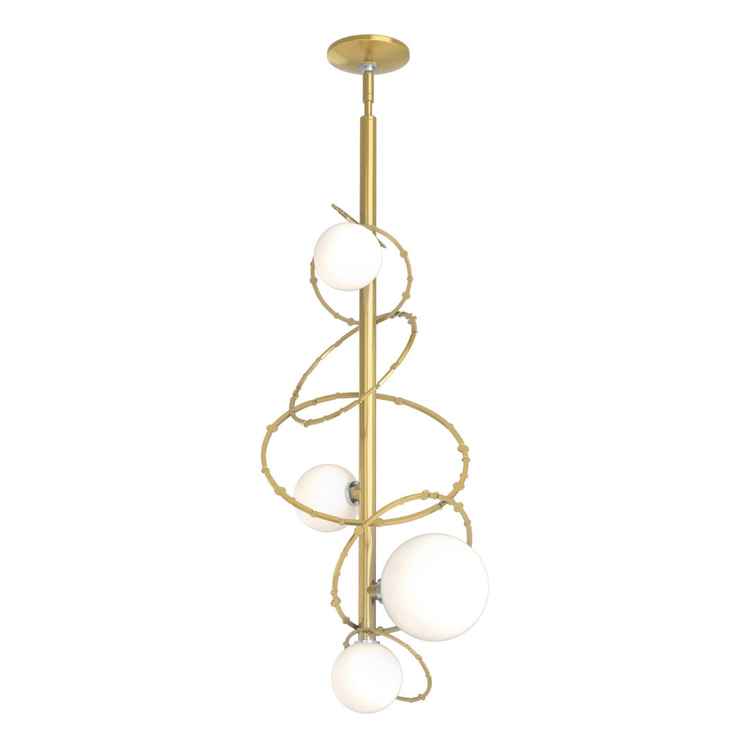 Hubbardton Forge Canada - 131606-SKT-MULT-86-GG0712 - Four Light Pendant - Olympus - Modern Brass