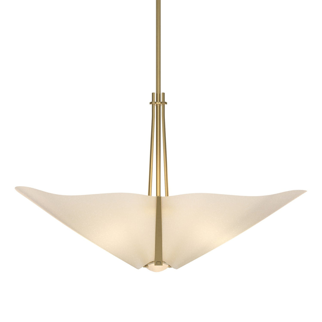 Hubbardton Forge Canada - 133303-SKT-MULT-86-SH1994 - Three Light Pendant - Kirigami - Modern Brass