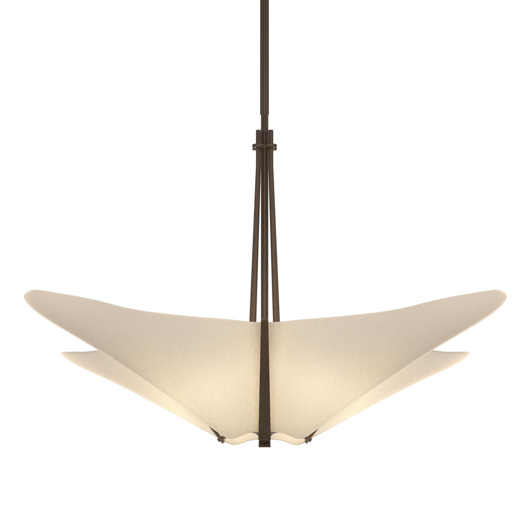 Hubbardton Forge Canada - 133305-SKT-MULT-05-SH1995 - Four Light Pendant - Kirigami - Bronze