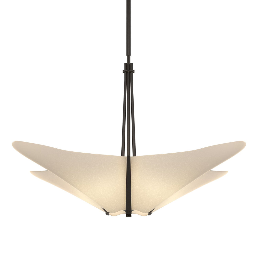 Hubbardton Forge Canada - 133305-SKT-MULT-14-SH1995 - Four Light Pendant - Kirigami - Oil Rubbed Bronze