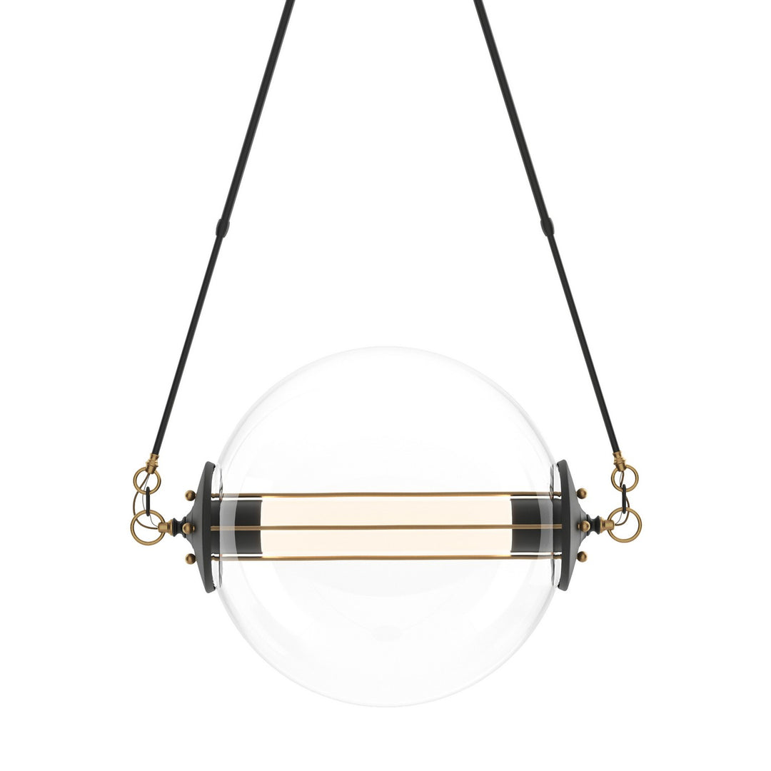 Hubbardton Forge Canada - 134405-SKT-SHRT-31-YE0499 - Two Light Pendant - Otto - Black with Brass Accents